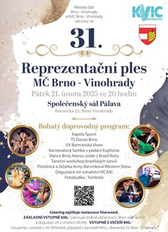 31. Reprezentační ples městské části Brno - Vinohrady