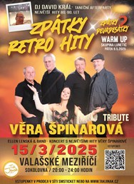 ZPÁTKY RETRO HITY / Koncert Tribute VĚRA ŠPINAROVÁ + DJ