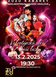 ZuZu kabaret Valentýnská Show 7 tváří lásky