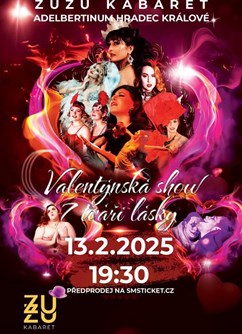 ZuZu kabaret Valentýnská Show 7 tváří lásky