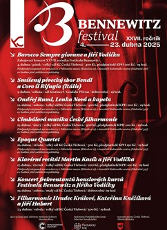 Festival Bennewitz – Jiří Vodička a Barocco sempre giovane