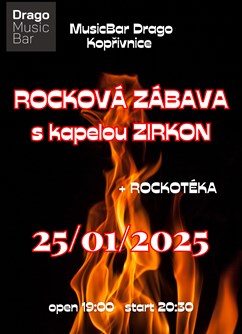 Rocková zábava s kapelou Zirkon