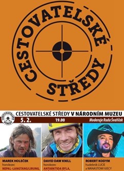 Cestovatelské středy v NM: Holeček, Knill, Kodym