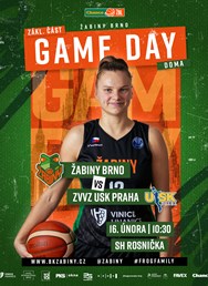 Chance ŽBL: Žabiny Brno - ZVVZ USK Praha