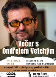 Večer s Ondřejem Vetchým