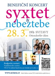 Benefiční koncert SYxtet a Nebeztebe