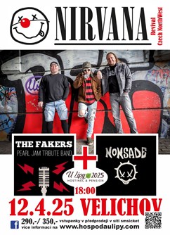 Nirvana Revival Czech North West + The Fakers - Pearl Jam 