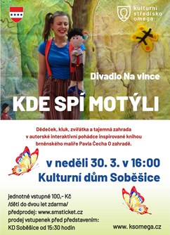 Divadlo Na vlnce: KDE SPÍ MOTÝLI