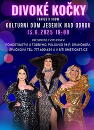 Travesti show Divoké kočky v Jeseníku nad Odrou