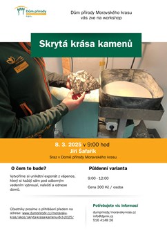 Skrytá krása kamenů březen 2. termín - půldenní