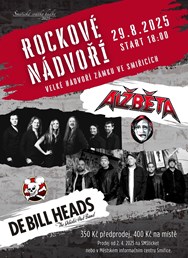 Rockové nádvoří – Alžběta + De Bill Heads