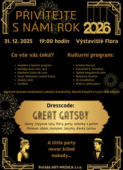 Silvestr 2025 ve stylu GREAT GATSBY Silvestr 2025 ve stylu GREAT GATSBY
