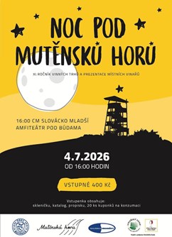 Noc pod Mutěnsků horů 2026 Noc pod Mutěnsků horů 2026