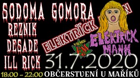 Elektrïck Mann + Sodoma Gomora (Řezník, DeSade, DJ Ill Rick)