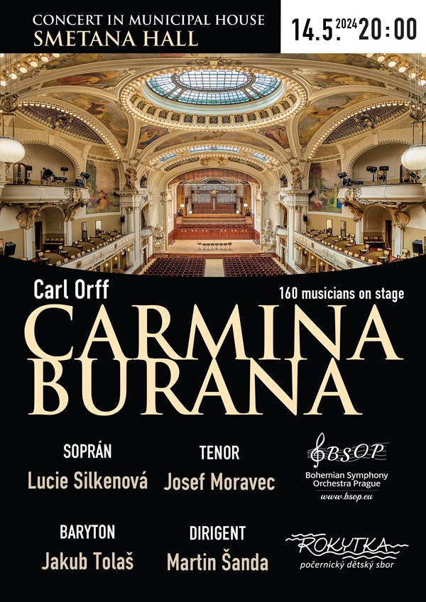 Carl Orff: Carmina Burana – Obecní Dům – Praha – Vstupenky