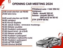 OPENING CAR MEETING 