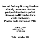 Sodoma Gomora a Haades / Venkovní koncert v Edenu