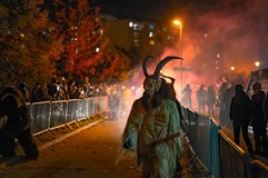 Krampus Fire Show Brno - Vinohrady