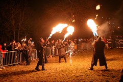 Krampus Fire Show Brno - Vinohrady