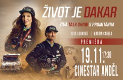 Premiéra filmu ŽIVOT JE DAKAR s živou talk show