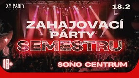 Zahajovací Párty Semestru | Sono centrum | VIP vstupenky