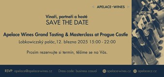 Apelace Wines Grand Cru & Master Class on Prague castle / pr